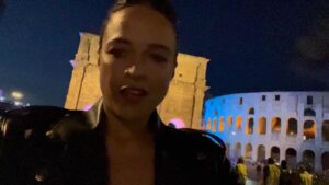 Michelle Rodriguez Instagram - Gracias Roma ✨💚🤍❤️ Ti voglio bene 🌬