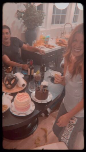 Michelle Stafford Instagram - And by the way… make sure you always have 2 cakes. 🩷💜 #virgonation