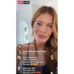 Michelle Stafford Instagram - Beauties!! My most EPIC Skin Nation Sunday ever!!! This Sunday at 1pm pac. Please come!! I do it straight from my bathroom (as you can see). It’s a fun time and this Sunday is will be a SUPER FUN time!! It on my FB page therealStafford the link is in my bio👆🏻 Also… As of Friday next week all of your favorite products are back in stock!! Great things are coming💛 #iamskinnation