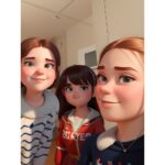 Michelle Stafford Instagram - A family of cartoons