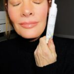 Michelle Stafford Instagram - Skin Nation’s Rejuvenating Eye Cream. It’s actually a combination between a gel and a cream.. you can see how easy it goes on here. Also, a little hack, with the excess left on your fingers, put it on your upper lip for those pesky lip lines. Two products in one y’all… ❤️ @skinnationbeauty