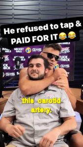 Mickey Gall Instagram - He refused to tap & PAID FOR IT! Subscribe to gasdigital.com for the full @slicknthickshow with @mickeygall & @gerarddgaf! Use code SNT at signup for a 7 day FREE trial! #mma #mickeygall #mixedmartialarts #mmatraining #mmaworld #mmalifestyle Gas Digital Studio