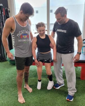 Mickey Gall Instagram - Gotta give another shoutout to @aubrey_beast20 ! I spoke with @iamtheimmortal yesterday & they are excited to welcome her to @immortalmartialarts to continue her training back home! ALSO:

1. I miss that smile and energy
2. & 3. More videos of Aubrey hitting (reminder @aubrey_beast20 you can only use your skills for good, no hitting your brother!) 
4. Taking big steps with @barwismethods
5. I love the bracelets you made