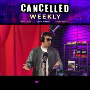 Mickey Gall Instagram - paying for you to see this because 10 minute (one segment) sample of @cancelledweekly because we’re very proud of this show and what it stands for.  Cancelled weekly encourages debate and discourse with hosts @candicehorbacz @mickeygall & @gerarddgaf discussing the most viral videos and controversial topics of the day —from clips submitted by people like you! It’s serious, it’s silly, it’s funny and it’s informative.  Give it a chance & you’ll love it.  And if you do.. please subscribe, leave a comment and share it with a friend so we can help fearless discussion make a comeback! New episodes every Wednesday!