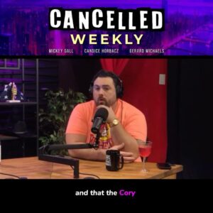 Mickey Gall Instagram - paying for you to see this because 10 minute (one segment) sample of @cancelledweekly because we’re very proud of this show and what it stands for.  Cancelled weekly encourages debate and discourse with hosts @candicehorbacz @mickeygall & @gerarddgaf discussing the most viral videos and controversial topics of the day —from clips submitted by people like you! It’s serious, it’s silly, it’s funny and it’s informative.  Give it a chance & you’ll love it.  And if you do.. please subscribe, leave a comment and share it with a friend so we can help fearless discussion make a comeback! New episodes every Wednesday!