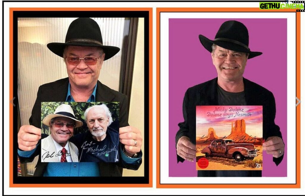 Micky Dolenz Instagram - I’ve partnered with @Videoranch3D to bring you a Dolenz Sings Nesmith LP & 8x10 pkg signed by both Michael Nesmith and Myself-Only 100 available! It comes with the dual signed 'Dolenz Sings Nesmith' LP and a recent dual signed 8 x 10. #dolenzsingsnesmith #mickydolenz #michaelnesmith MickyDolenz.com https://www.ebay.com/itm/164887826323