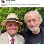 Micky Dolenz Instagram - I got this guys stamp of approval! #dolenzsingsnesmith #mickydolenz #michaelnesmith #themonkees @7arecords