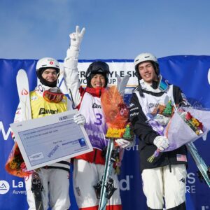Mikaël Kingsbury Instagram - 🥈today. 4 podiums in a row! Lets keep it going👊🏼 
Congrats @ikuma1211 and @_colemcdonald for your first world cup podium🫡 #WorldCup #France