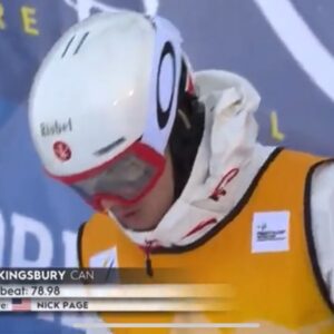 Mikaël Kingsbury Instagram - 2nd today in Sweden🇸🇪 Congrats to @nickpage.ski for your first World Cup win! Happy to share this moment with you and @walterwallberg 🙌🏼 Duals tomorrow LFG💨