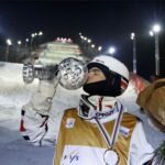 Mikaël Kingsbury Instagram – I did it!!!!!!! WORLD CUP Champion in singles🏆 Definitely to hardest crystal globe to win of my career! Congrats @ikuma1211 and @walterwallberg 🥈🥉 #19crystalglobes #win Megève