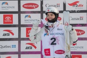 Mikaël Kingsbury Instagram - 69 World Cup win🥇🤪Amazing day!Feels go to compete at home🇨🇦 Race day tomorrow again LFG!!!! 📸 @heonjulien @bernardbrault  #ThanksTeam #69baby #nice