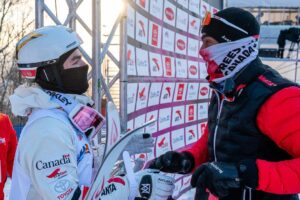 Mikaël Kingsbury Instagram - 69 World Cup win🥇🤪Amazing day!Feels go to compete at home🇨🇦 Race day tomorrow again LFG!!!! 📸 @heonjulien @bernardbrault  #ThanksTeam #69baby #nice