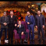 Mika Singh Instagram - Get ready to witness four handsome men, @beingsalmankhan , @arbaazkhanofficial , @SohailKhanOfficial, and @MikaSingh, alongside the epitome of Punjab’s charm, the legendary @aapkadharam Ji, and the living legend, Padma Shri @hansrajhanshrh . It’s a star-studded lineup you won’t want to miss!” #StarPower #LegendaryLineup.. . . . . . . #mikasingh #salmankhan #arbazkhan #sohailkhan #hansrajhans .