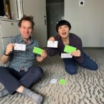 Mike Birbiglia Instagram - A year in the life of the “Working It Out” podcast with: 1. @jimmyfallon (📸 by @nemetroulakos) 2. @atsukocomedy (📸 by @ryanharpergray when we were working out ideas for her incredible HBO special “The Intruder” on the floor of a hotel room in Minneapolis in the dead of winter! 🥶 3. @chloeiscrazy (soooooo good. Don’t miss it) 4. @drewbarrymore (another 💯 ) 5. @benstiller— photo from when we co-hosted @nantucketfilmfestival screenwriters tribute in 2017. On the podcast this year we went deep on #severance 6. Me and @jhopestein (📸 by @ihatealexlau) great episode! Her book “Little Astronaut” came out this Fall! ❤️📚 7. @alexedelman outside of closing night of his hit off-broadway show “Just For Us” at @greenwich_house. 8. Me and @jbirbiglia at his wedding a long time ago. Great episode! Joe Bags! 9. @zarnagarg— legendary episode. Many many touching DMs and emails about this one! 10. Jon Laster @hewasfunny return guest! Discussed his creation of @blapptheapp and more! Thanks for joining us this year for a pandemic experiment that became a new way of thinking about creative process for me and maybe for you! Almost 90 episodes on and here’s to 90 more! Thank you for it all!! ❤️