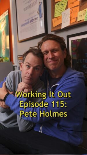 Mike Birbiglia Instagram - We have recorded 115 episodes of Working It Out. If you listen to one let this be the one.
.
.
.
#peteholmes #mikebirbiglia #workingitoutpodcast