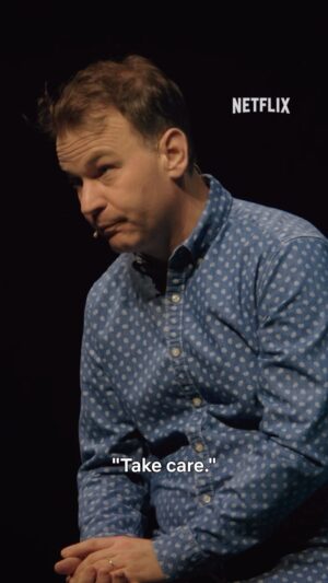Mike Birbiglia Instagram - It’s here. After 4 years of working out this show—in clubs, in fields, on top of tables, and in theatres everywhere from Iceland to Berkeley to Broadway—my new comedy special, The Old Man & The Pool, is streaming on Netflix now. Thanks for it all, friends. I love you. ❤️🏊‍♂️
