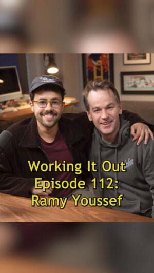 Mike Birbiglia Instagram - I love this episode with my friend @ramy so much. So damn funny and personal. It just dropped on YouTube and in all the podcast places. We work out a whole ton of jokes. Go see Ramy on tour if you possibly can. ❤️
.
.
.
#workingitoutpodcast #ramyyoussef #mikebirbiglia