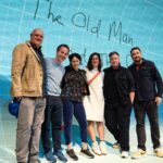 Mike Birbiglia Instagram - Old friends and new friends at the final weekend of “The Old Man & The Pool” in London. Also, my wife! . (📸 by @industria.studios) Wyndham's Theatre London