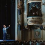Mike Birbiglia Instagram - Opening night with some friends in London. Dream come true. Tell your friends about @oldmanpoolwestend. Photos by @emiliomadrid. Heart balloons by Oona and @jhopestein. Wyndham's Theatre London