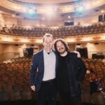 Mike Birbiglia Instagram - Opening night with some friends in London. Dream come true. Tell your friends about @oldmanpoolwestend. Photos by @emiliomadrid. Heart balloons by Oona and @jhopestein. Wyndham's Theatre London
