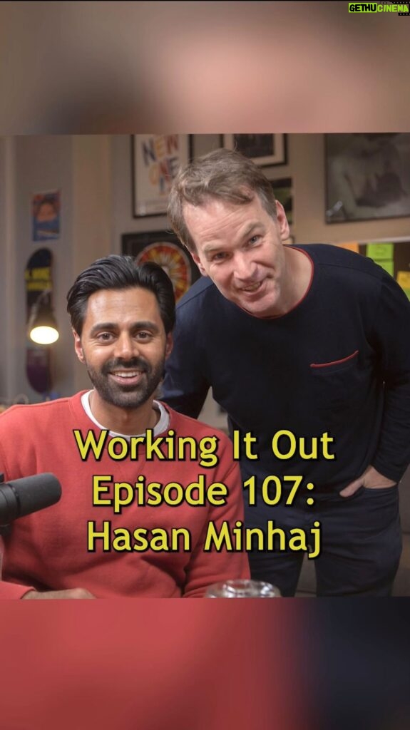Mike Birbiglia Instagram - I love talking to @hasanminhaj so much. This episode feels like rolling tape on a conversation with an old friend who just so happens to be one of the best comics in the world. Full episode on YouTube. Enjoy. . . . #workingitoutpodcast #hasanminhaj #mikebirbiglia