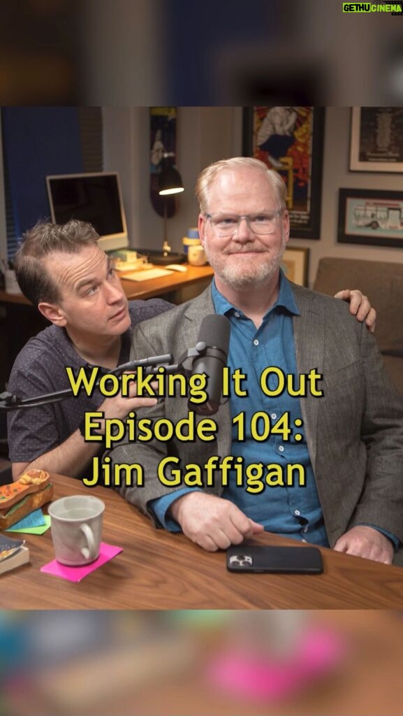 Mike Birbiglia Instagram - The great @jimgaffigan just dropped an incredible new special called “Dark Pale” on @primevideo and we had an awesome chat on “working it out” about standup comedy, Jim touring with Seinfeld, and songs that make us both cry. Video on youtube. Audio wherever you get your podcast. This one is epic. . . . #workingitoutpodcast #jimgaffigan #mikebirbiglia