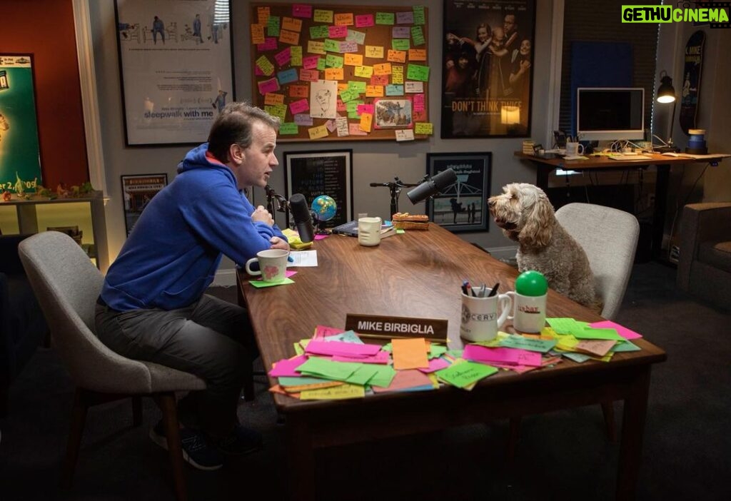 Mike Birbiglia Instagram - Caption this. (📸 by @monique.carboni, 🐶 by @lizkingsman)