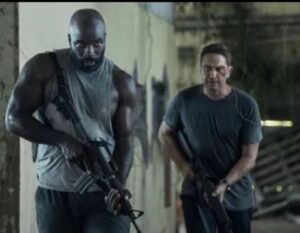 Mike Colter Instagram - We're ready. Are you? #gerardbutler @planemovie @jean_francois.richet #releasedate #mikecolter #actionfilm @lionsgate In Theaters 1/13/2023
