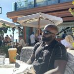 Mike Colter Instagram - I'll take that matcha oat latte to go please.... 😎 🌞 #malibu #pch #sohohouse #weekendvibes Soho House Malibu