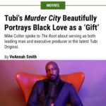 Mike Colter Instagram - Thank you @the.root for this thoughtful article capturing a very important theme in #murdercity that premieres TOMORROW on @tubi @medinasenghore #blacklove #newfilm #mikecolter #june29th LINK IN BIO
