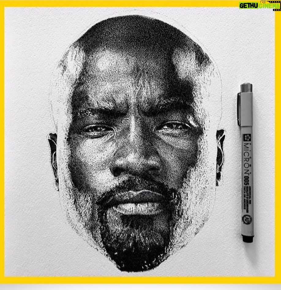 Mike Colter Instagram - WOW. 👀 That's cool. 😎👏🏿👌🏿🙏🏿 @zachklinner #mikecolter #artistsoninstagram