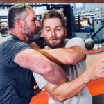 Mike Vogel Instagram – Once again….money where our mouths are.  Combatives training.  Huge thanks to @mikalvega @jpd_amaro for keeping us sharp.  @jacksonwink_mma for the use of their world class facilities, and @abqjournal for the picture.  Stay frosty
