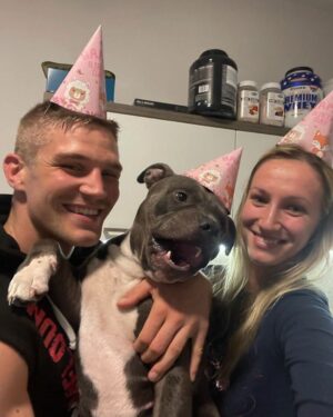 Miloš Petrášek Instagram - 1️⃣y.o🐶❤️

#hagrid#dog#birthday#love#americanbully