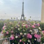Miranda Kerr Instagram – A beautiful morning in Paris celebrating @koraorganics and our Plant Stem Cell Retinol Alternative Serum, available online at @sephorafrance July 3rd ✨❤️🇫🇷 Girafe Paris Restaurant