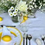 Miranda Kerr Instagram - Thank you to my Aussie fam for such a special early birthday brunch 💛🌻🍋 Tablescape by my good friend @stevecordony ✨