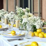Miranda Kerr Instagram - Thank you to my Aussie fam for such a special early birthday brunch 💛🌻🍋 Tablescape by my good friend @stevecordony ✨