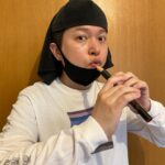 Misoo No Instagram - 篳篥(ひちりき) . 習いに行ってきた〜す！ . 今回で4回目の講座！ . っていうか‥ . 篳篥‥ . めちゃくちゃむずか推古天皇〜！！ . でも . たの新古今和歌集〜！ . #OL聖徳太子 #脳みそ夫 #篳篥 #雅楽 #飛鳥時代 #越殿楽 #脳みそ夫体操吹きたいっす