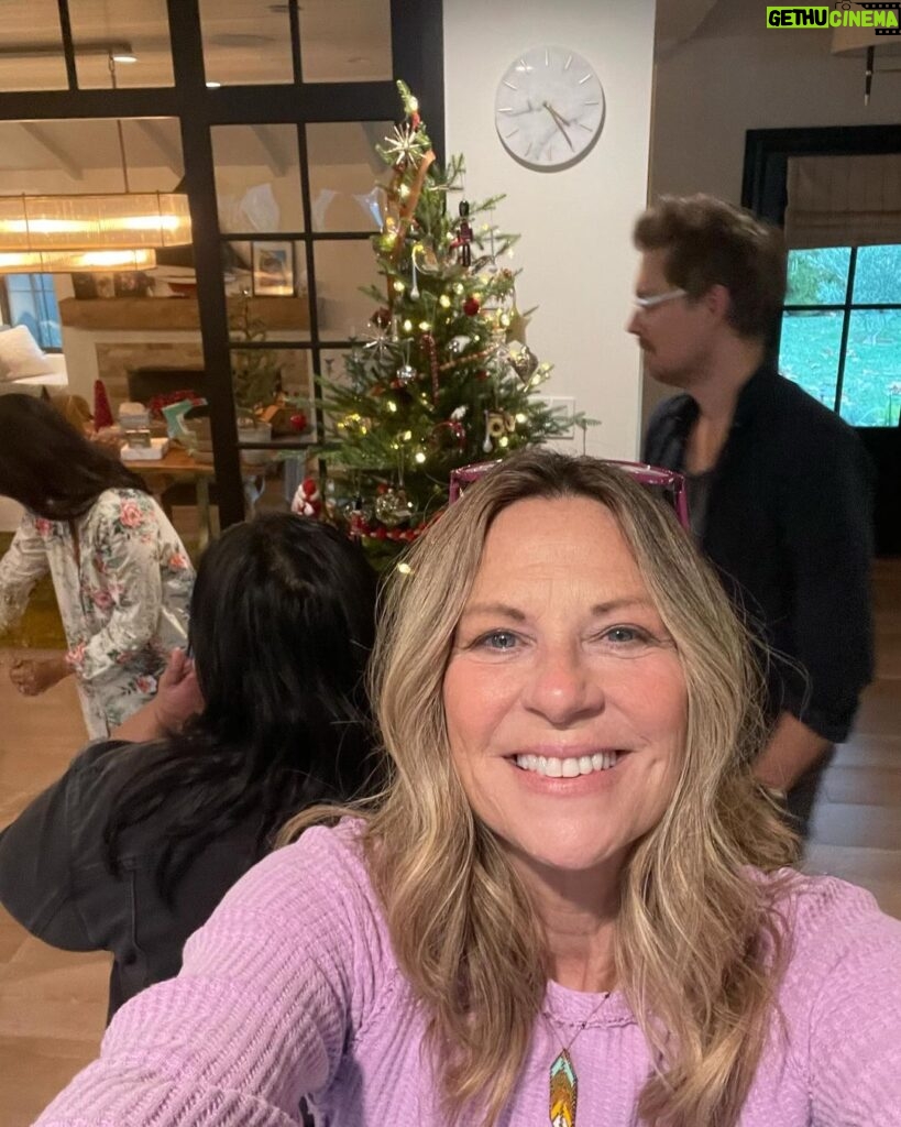 Mo Collins Instagram - Easy to be Merry, and get into the spirit of the Holidays with our beautiful friends at Karen and Carl’s. Tree is DECORATED!!! I hope you find time to soak in some goodness with friends and family over the next couple months. ❤️ #treedecorating #friends #holidayparty