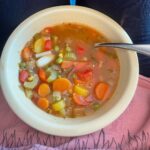 Mo Collins Instagram - Get yourself a bff neighbor like our Billy. Alex and I are both deep into a cruddy headcold, and Billy cooks up a pot of homemade vegetable soup….. and it’s the BEST veggie soup I’ve ever had!!! Feeling like this is what’s going to cure this damn virus. “Curing them with kindness “ could be Billys moniker. Love you, Miss ❤️ @thewilliambutler #soupforthesoul #friendship