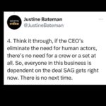 Mo Collins Instagram - Gotta stay united on this. AI would swallow our profession. It’s what these bloodsuckers want. Stay strong, y’all ❤️💪🏻 #sagaftrastrong #sagaftrastrike