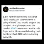 Mo Collins Instagram - Gotta stay united on this. AI would swallow our profession. It’s what these bloodsuckers want. Stay strong, y’all ❤️💪🏻 #sagaftrastrong #sagaftrastrike