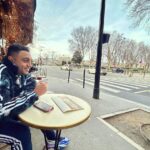 Mohamed Osama Instagram – ياااه.. لقد تذكرت عندما كنت طفلا وافطر الباتيه فى شوارع الشانزليزيه 👶🇫🇷❤️ Eiffel Tower, Paris, France