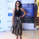 Mona Zaki Instagram – Yesterday  I attended the official screening of “This Is My Night” short movie, which tells the story of one day in the life of a mother of a down syndrome child. I feel very proud, especially as a UNICEF Ambassador, that UNICEF Egypt along with the European Union have partially co-funded this short movie, with the beautiful creation or director Youssef Noaman and @nahedelsebai. Stories of young children who are #DifferentlyAbled are what push us forward in order to advocate for their full rights. #ForEveryChild #UNICEFxGFF 
امس حضرت العرض الرسمي للفيلم القصير “هذه ليلتي” اللي بيحكي قصة ليلة واحدة في حياة أم لطفل من ذوي متلازمة داون. أنا فخورة جداً، خصوصاً لسفيرة نوايا حسنة ليونيسف، إن يونيسف مصر مع الاتحاد الأوروبي قدروا يمولوا الفيلم ده، مع المخرج يوسف نعمان وناهد السباعي. قصص الأطفال القادرون بإختلاف هي اللي بتدفعنا لقدام علشان ندافع عن حقوقهم الكاملة. #لكل_طفل 
Stylist @maigalal 
Top & skirt @aliceandolivia 
Shoes @balmain 
Bag @sarahsbag 
Necklace @azzafahmy 
Make up @sorayashawky