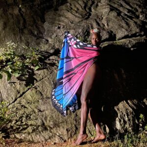 Monique Dupree Instagram - Good morning!! Don’t be afraid to say it back!! Last night, my husband and I did a nude shoot in Central Park. It was SO freeing to push the boundaries and do something different. It’s one of the things we do best. My forever partner. We don’t have to communicate verbally, we just go out and know what to do. 
I wouldn’t do that with anyone else.
He took some dynamic shots when the camera wasn’t being a tool.
Last night was pretty freakin perfect.
We got some other, very visceral shots as well.
Can’t wait to share some.
Photo by @latterdaystt 
#anthonystthomas #anthonysaintthomas #centralpark #moniquedupreethomas #screamqueen #queenofthegypsies