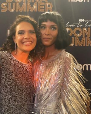 Monique Gabriela Curnen Instagram - About last night…got to celebrate my beautiful friend @brooklynsudano & her directorial debut with @rogerrosswilliams 🌟🌟 “Love to Love You: Donna Summer” on @hbo tomorrow, May 20! Me & my brother @misterlorrel soaked up the music, legacy & heart of this beautiful film & the incomparable #donnasummer #lecacy #blackexcellence #trailblazer #magic #music #brilliant #star #gamechanger