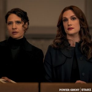 Monique Gabriela Curnen Instagram - Did Blanca & Jenny enroll at Stansfield?!? Find out next episode! @ghoststarz Midnight on the @starz app and Starz whenever you need your fix #ghost #ghostmode #highereducation #higherlearning #blanca #jenny #tagteam