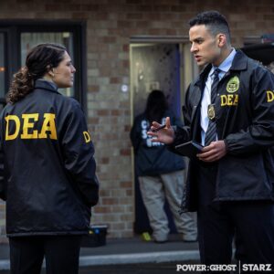 Monique Gabriela Curnen Instagram - Who’s this rookie & is he gonna help Blanca’s quest…or get in her way? Ep 304 on @starz and the Starz App @ghoststarz @kevintylerrodriguez #power #ghost #powerverse