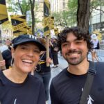 Monique Gabriela Curnen Instagram - Day 103. We deserve & have worked for a modern contract to address modern issues. We will not stand for the AMPTP business practices of: •Income erosion •AI exploitation •Not compensating labor in proportion to streaming profits •Undercutting livable health & retirement funds For us, it's #SAGAFTRAstrike. We are #SAGAFTRAstrong #unionstrong #sagaftra