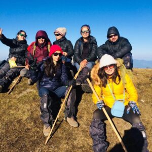 Mridanjli Rawal Instagram - This time, I packed my bag and stayed in mountains for 5 days. Walking for hours and hours was not easy, especially on the snow. But what made this journey beautiful? Friends. New and old. Hand in hand. Sharing water, food, snacks & most important comfort and love. Pushing each other to complete the trek. Cheering up for each other. Taking care when someone is sick. Chatting and chatting for hours. And yes playing UNO and Mafia in the train. Love you 
all!!❤️❤️ Unsaid Rule of trek- No shower for 5 days😂!! @annayagnik @kneo07 @sunaina @priya_chaplot @itsnitikatrivedi @nilovenagar @gaya3_nair @chavan_mansi @sagarika._.badass @trushalee_bait @ishan__shah__