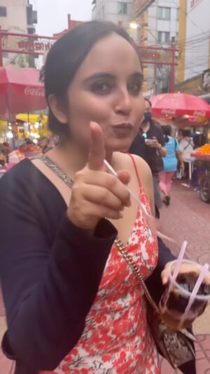 Mridanjli Rawal Instagram - When you finally find something to eat, 🍲🍛🍜
in the local market full of meat🍖🥩😝 #beingvegetarian 

#instagood #food #bangkok #thailand #instamood #friday #weekend #love #instacool #instareels #reels #reelsvideo #reelkarofeelkaro #music #love #travel